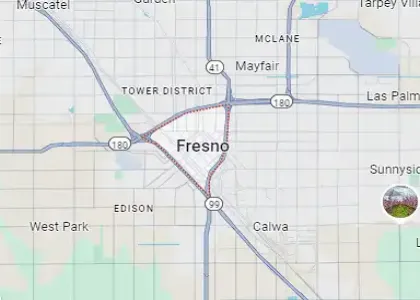 [10-01-2024] Fresno County, CA – Two Men Ejected After Car Launches Over Canal and Strikes Almond Tree