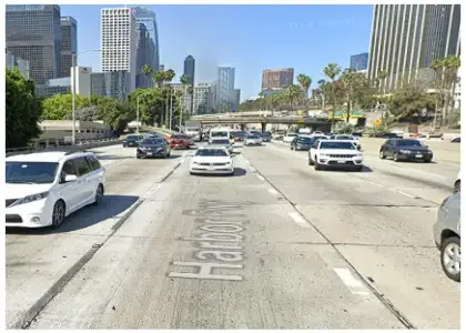 [02-01-2025] Los Angeles County, CA – Pedestrian Killed, Motorist Hospitalized After Crash on Harbor (110) Freeway in Downtown LA