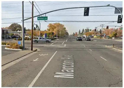 [01-09-2025] Sacramento County, CA – Bicyclist Injured in Vehicle Collision on Marconi Avenue in Carmichael