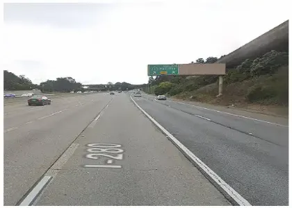 [11-28-2024] San Mateo County, CA – One Person Killed After Two-Vehicle Crash on Northbound I-280 Near Highway 1