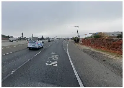 [12-06-2024] Ambulance Responded After Crash Involving Big Rig and Two Vehicles on Highway 99 in Manteca