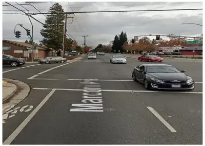 [02-19-2025] Sacramento County, CA – Possible Minor Injury Reported After Three-Vehicle Crash at Marconi and Eastern Avenues in Arden-Arcade