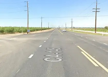 [03-09-2025] Two People Injured After Pickup Truck Hits Vehicle at Stop Sign Near Highway 145 and Ashlan Avenue